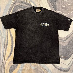 Gallery Dept La Rams Black Tee Mens Size Large